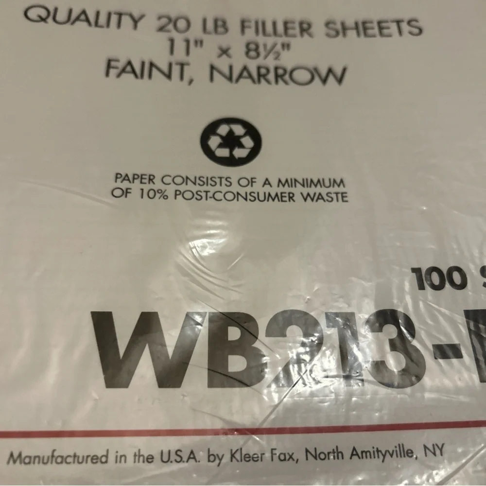 Sparco Brand 3 Ring Binder Indexes - White Laminated‎ Tab 5 Tabs 22 Packs 2